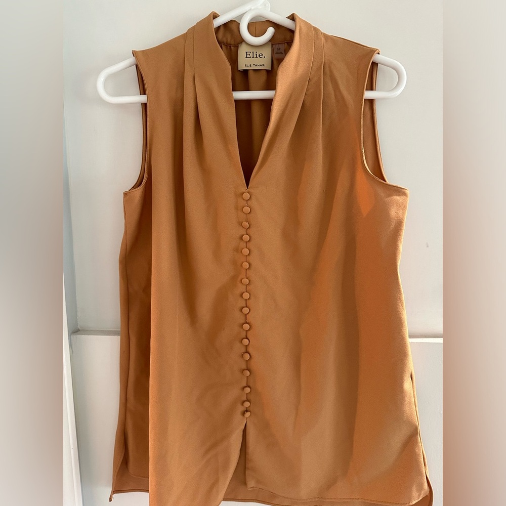 Tan blouse never worn